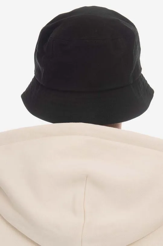 Wood Wood cotton hat Ossian Bucket Hat 12240817-7083 BLACK black color