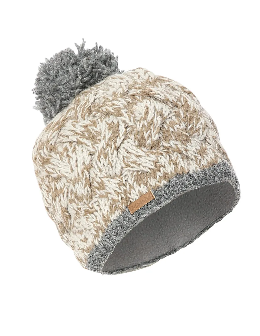 Woolen Beanie Hat with Pom Pom